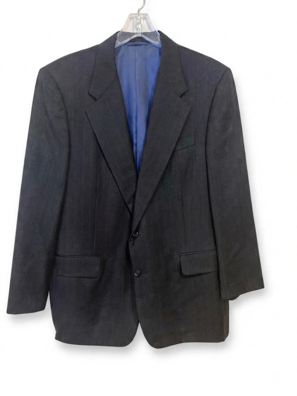 Hickey Freeman pinstripe Nordstrom Canterbury 100% Wool Union Made Suit